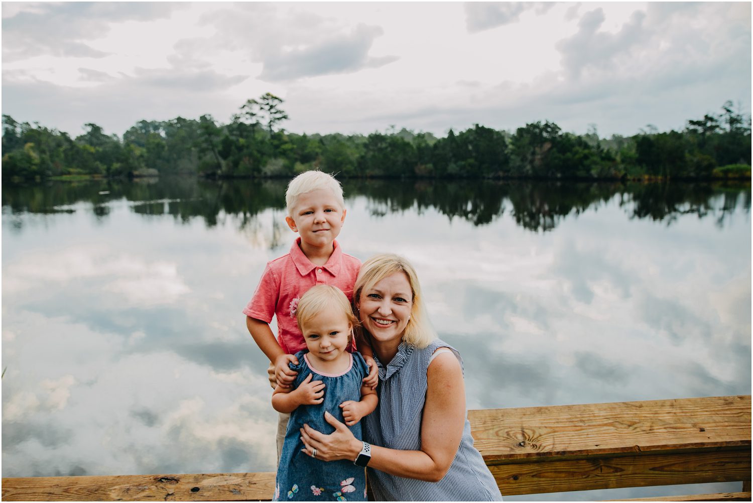 Destination Family Photographer, mother and two children