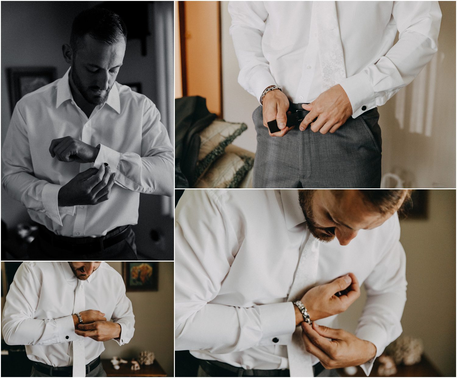groom getting ready, Riverview Country Club Wedding, Central Pennsylvania Wedding Photographer