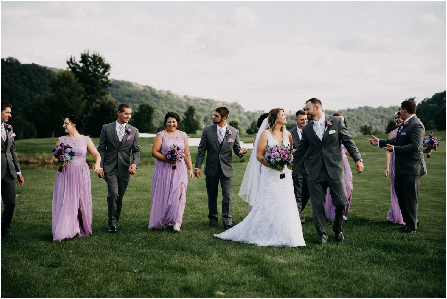 Riverview Country Club Wedding, Central Pennsylvania Wedding Photographer, lavender and gray wedding colors
