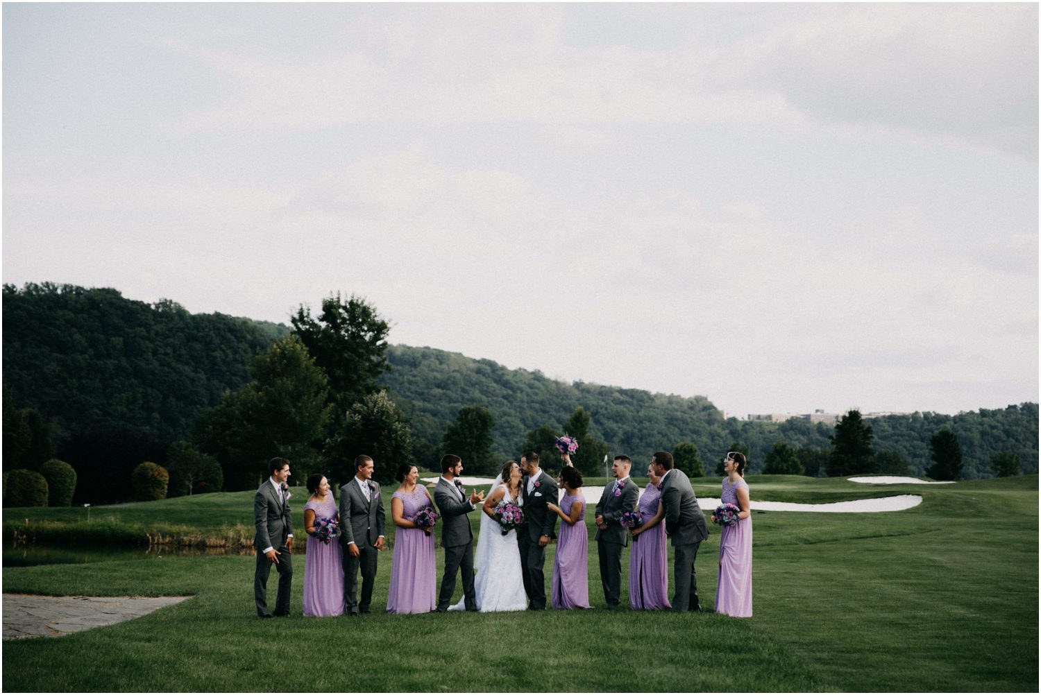 wedding party portraits, Riverview Country Club Wedding, Central Pennsylvania Wedding Photographer