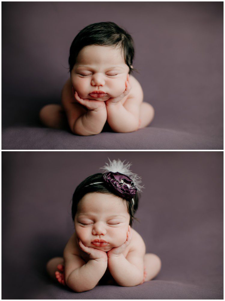 Catawissa Newborn Photographer, baby girl portraits, Pennsylvania newborn photographer, safety in newborn photography