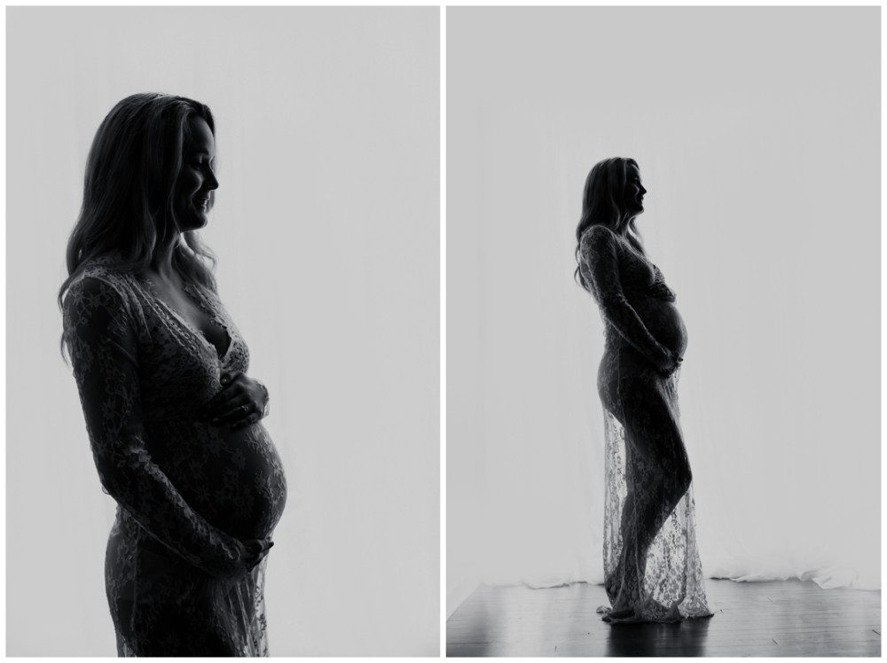 Catawissa studio maternity photograph, Catawissa Outdoor Maternity Photographer, silhouette of pregnant belly